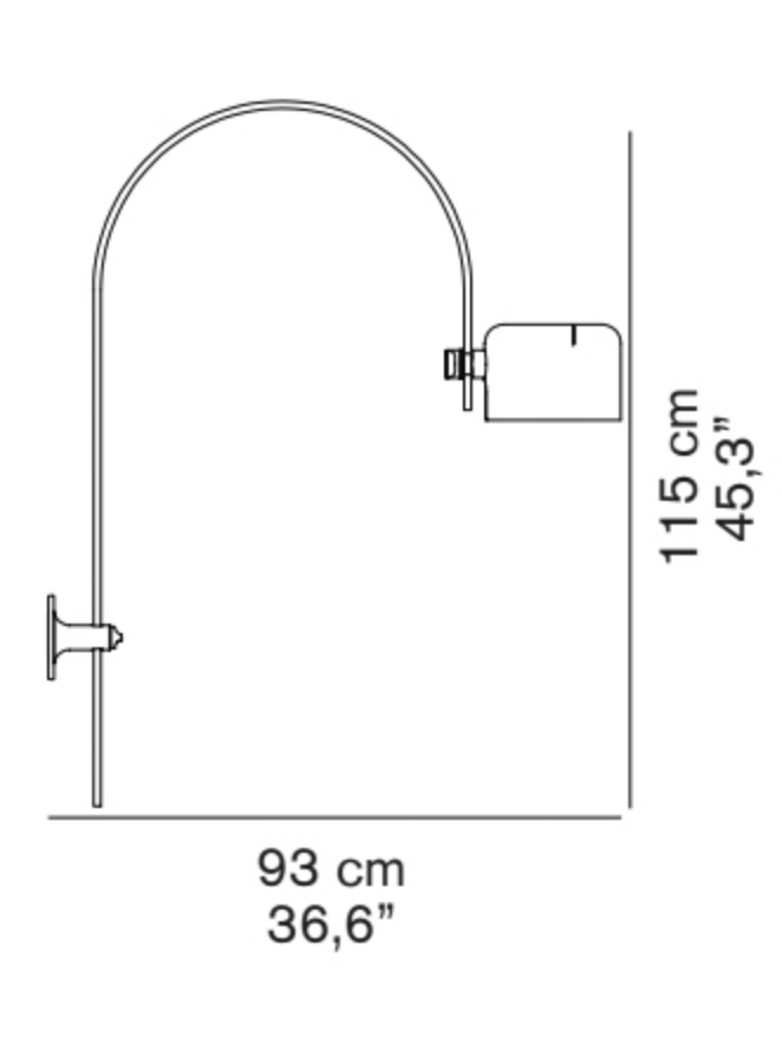 Coupé Wall Lamp 1158 – White