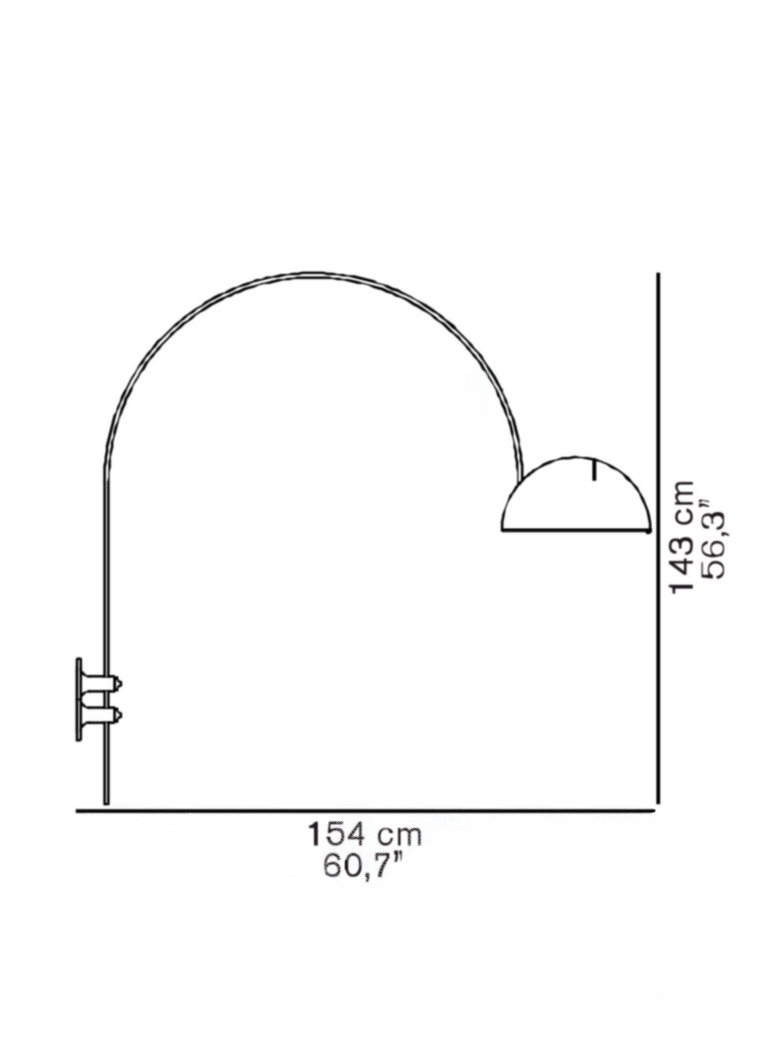 Coupé Wall Lamp 1159 – Black