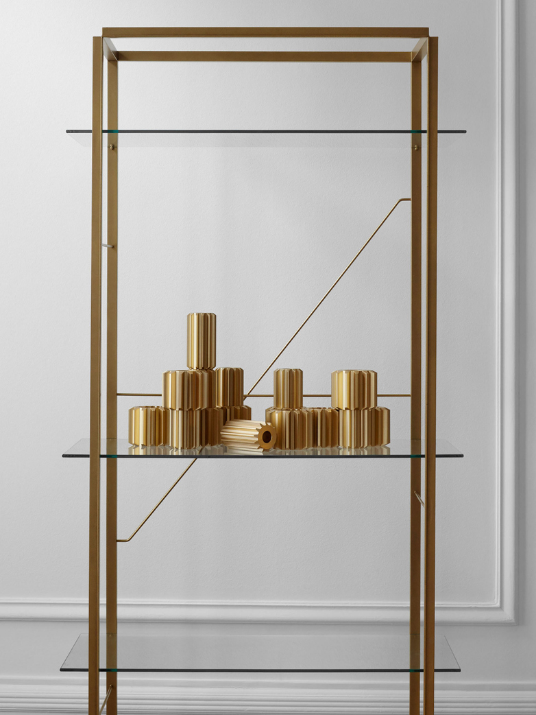 Florence Shelf – Raw Gold – Large