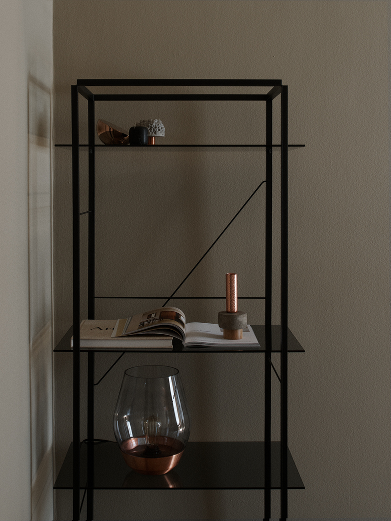 Florence Shelf – Black – Large