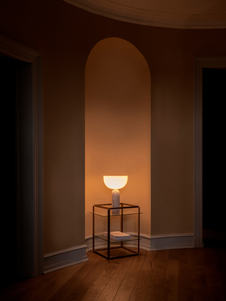 Florence Side Table – Raw Gold