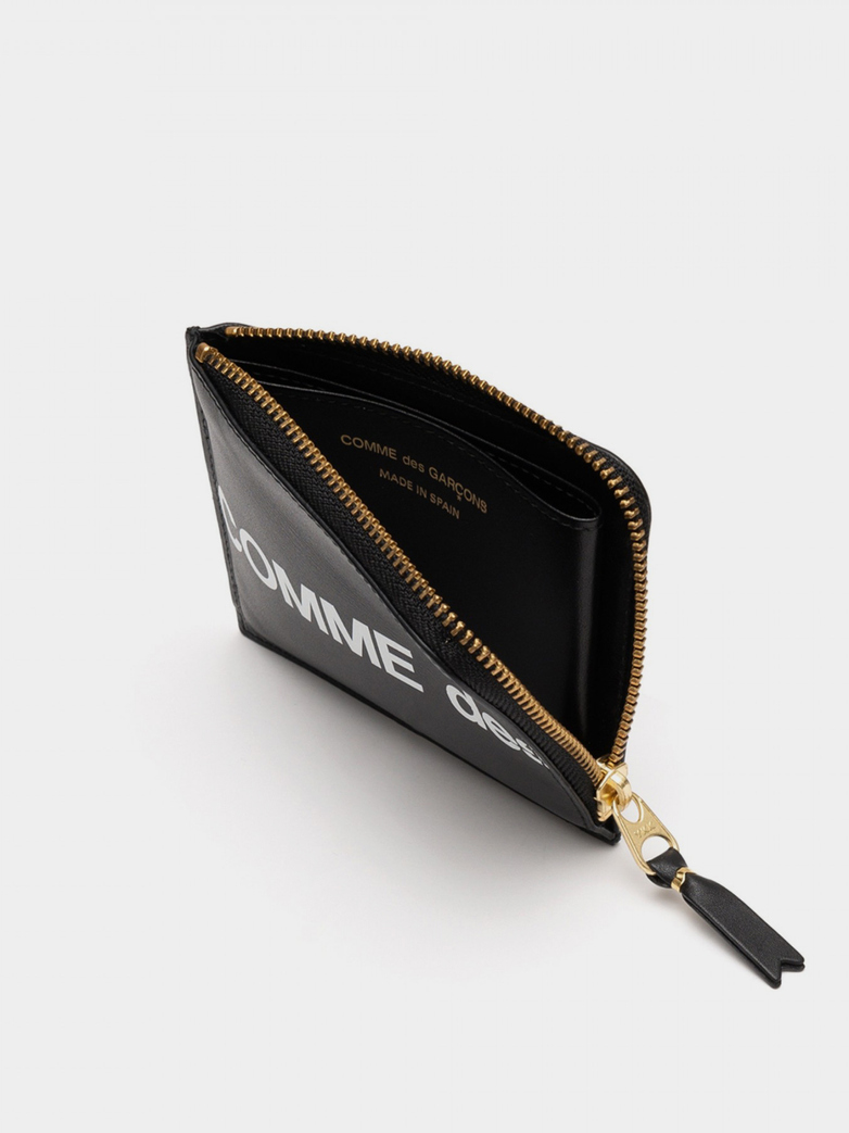 cdg huge logo wallet
