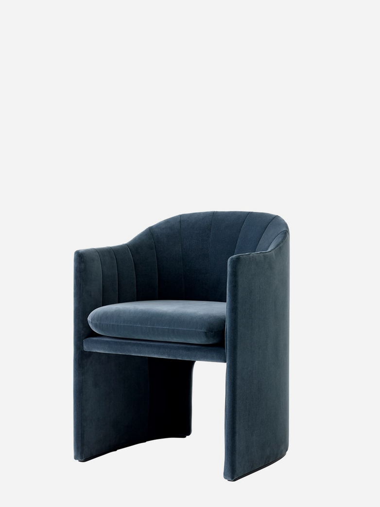Loafer Lounge Chair - SC24 - Velvet Twilight