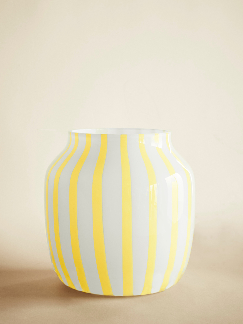 Yellow Juice Wide Vase