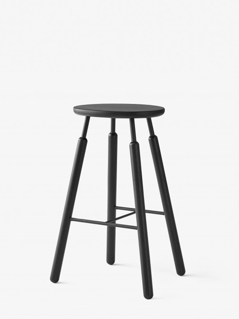 Bar Stool NA8 – Black Lacqured Oak