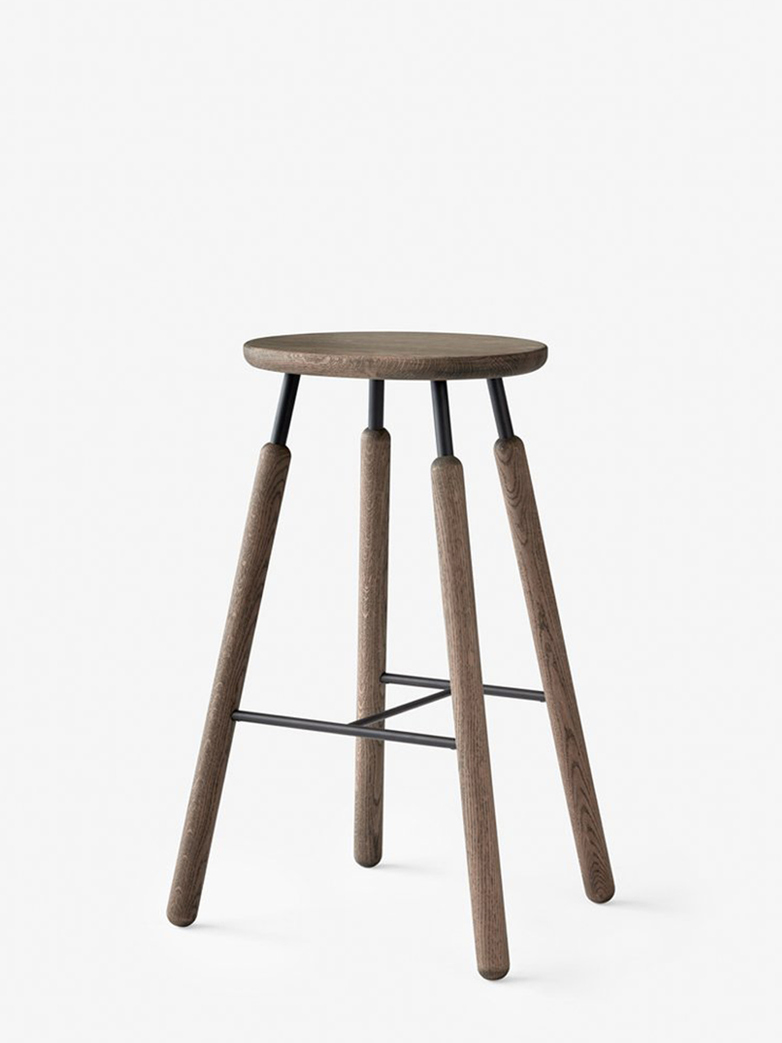 Bar Stool NA8 – Smoked Oiled Oak