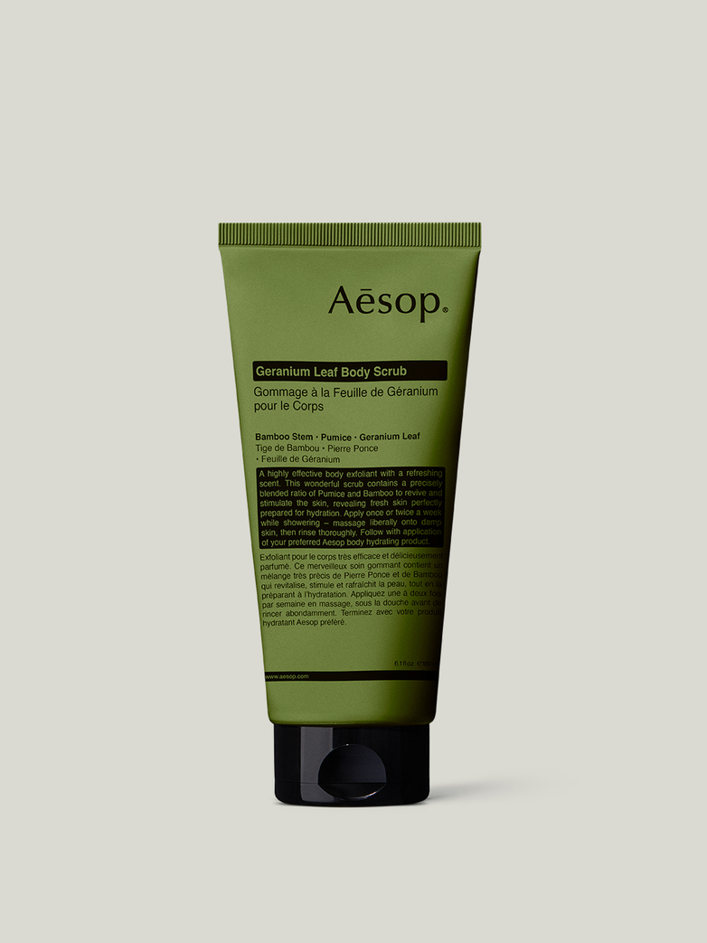Geranium Leaf Body Scrub – 180mL