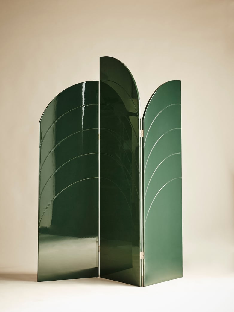 Unfold Room Divider – Dark Green