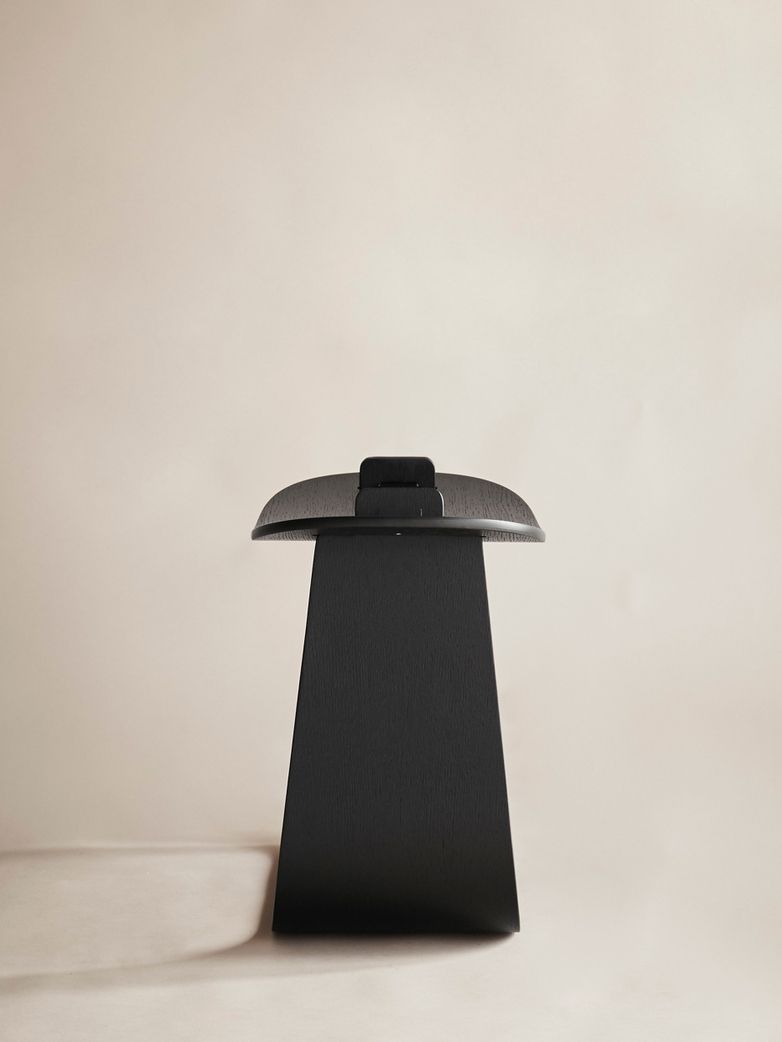 Harry Stool – Black Stained Oak
