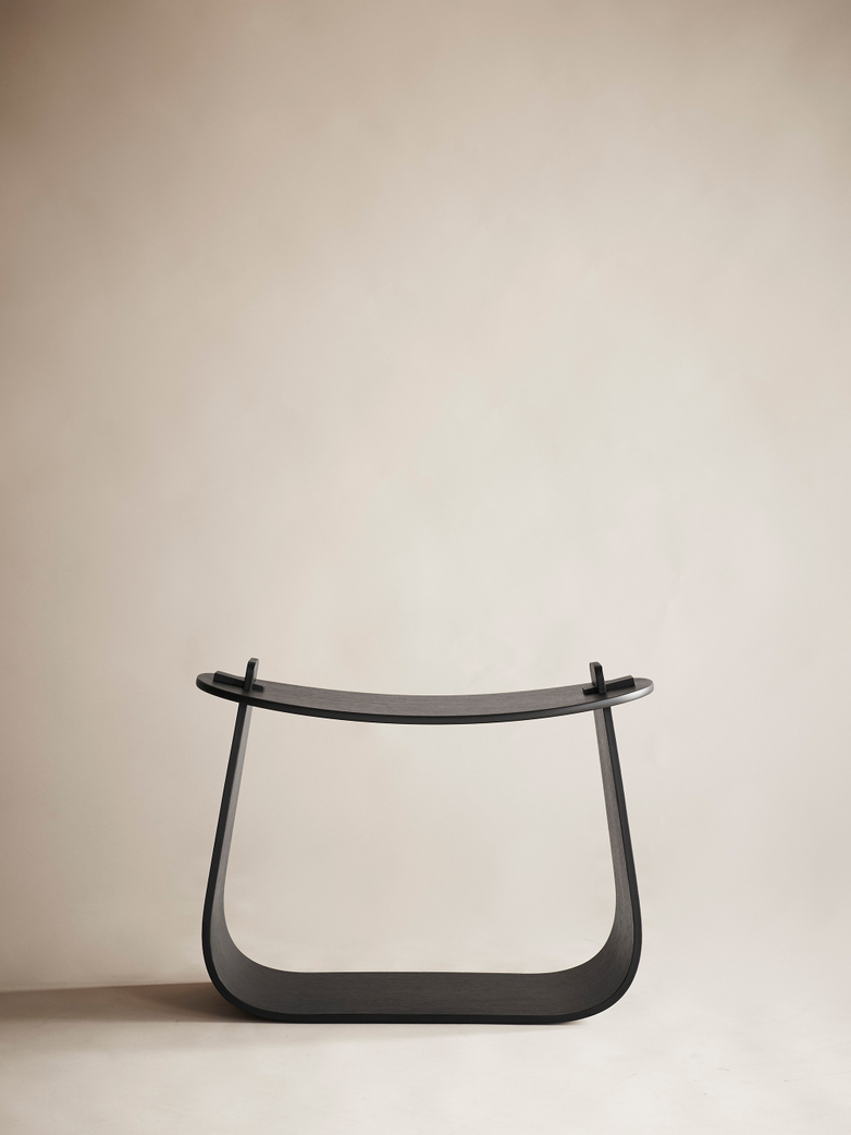 Harry Stool – Black Stained Oak