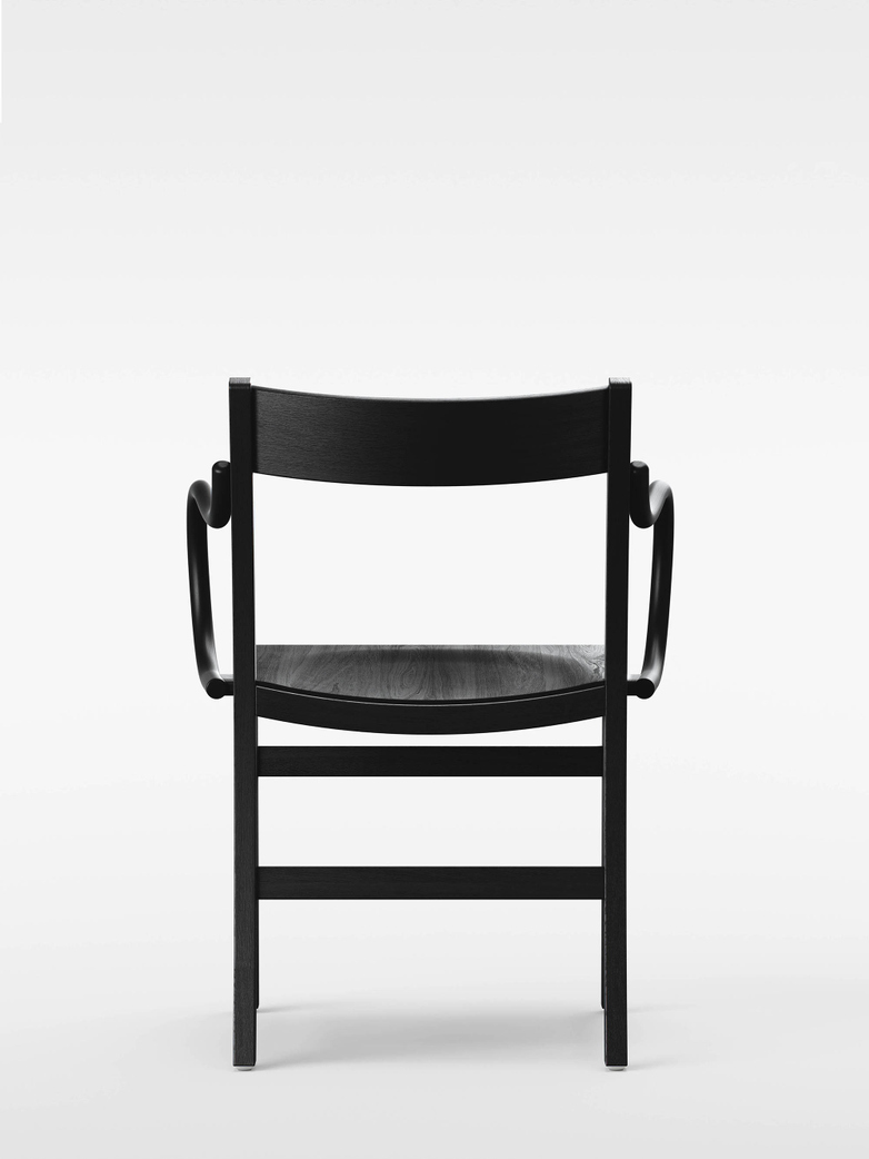 Waiter XL Armchair – Black Stained Beech