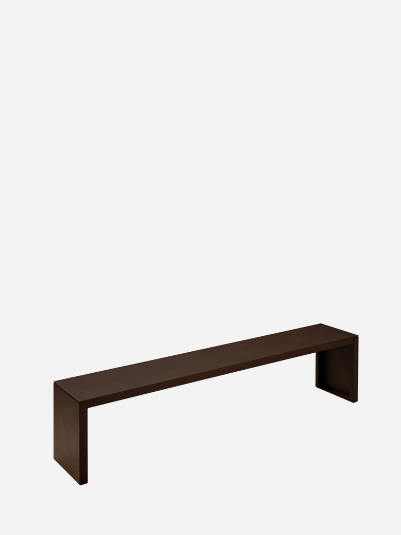 Big Irony Outdoor Bench – Rust