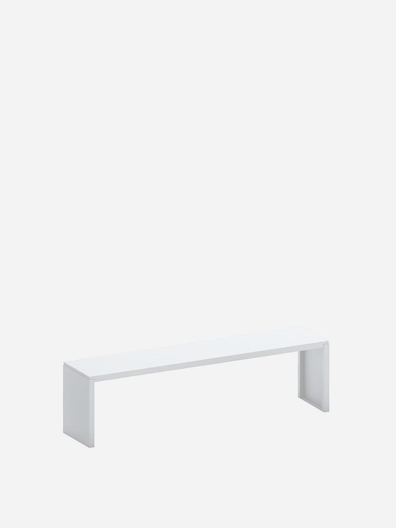 Big Irony Outdoor Bench – White
