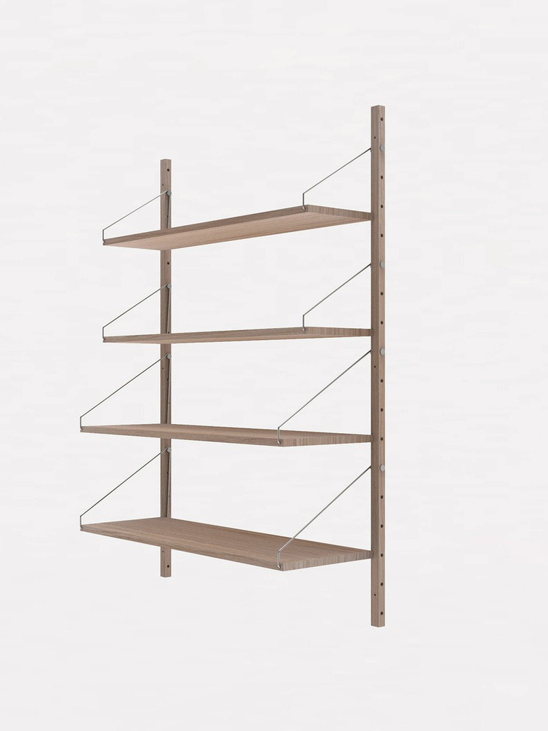 Shelf Library H148 Singel Section – White