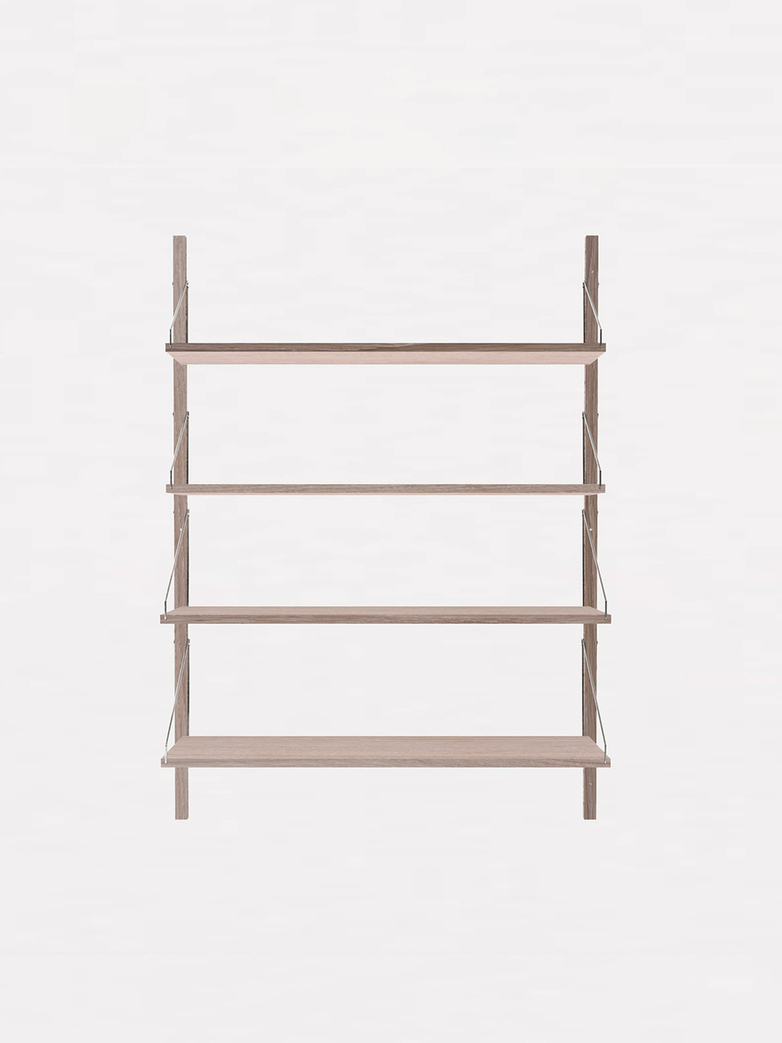 Shelf Library H148 Singel Section – White