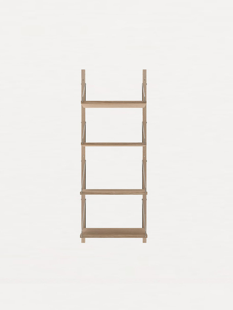 Shelf Library H148 W40 Section – White