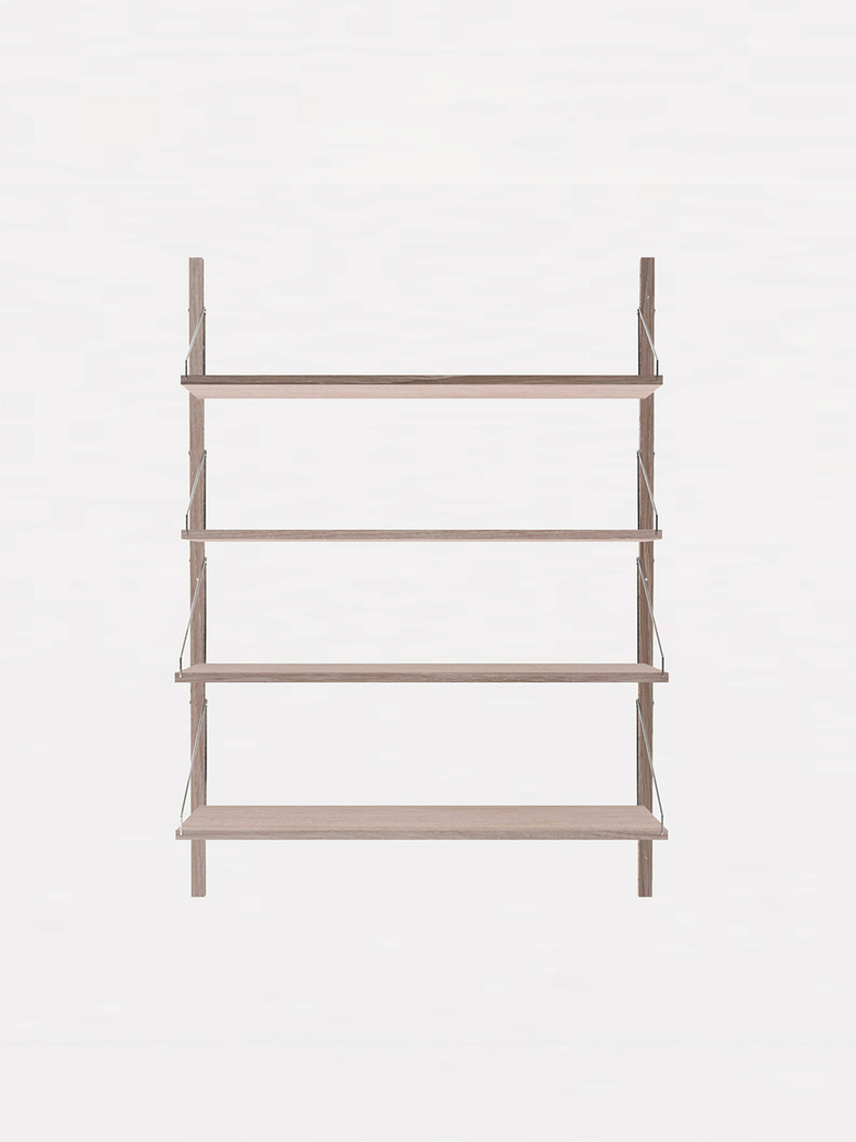 Shelf Library H185 Single Section - White