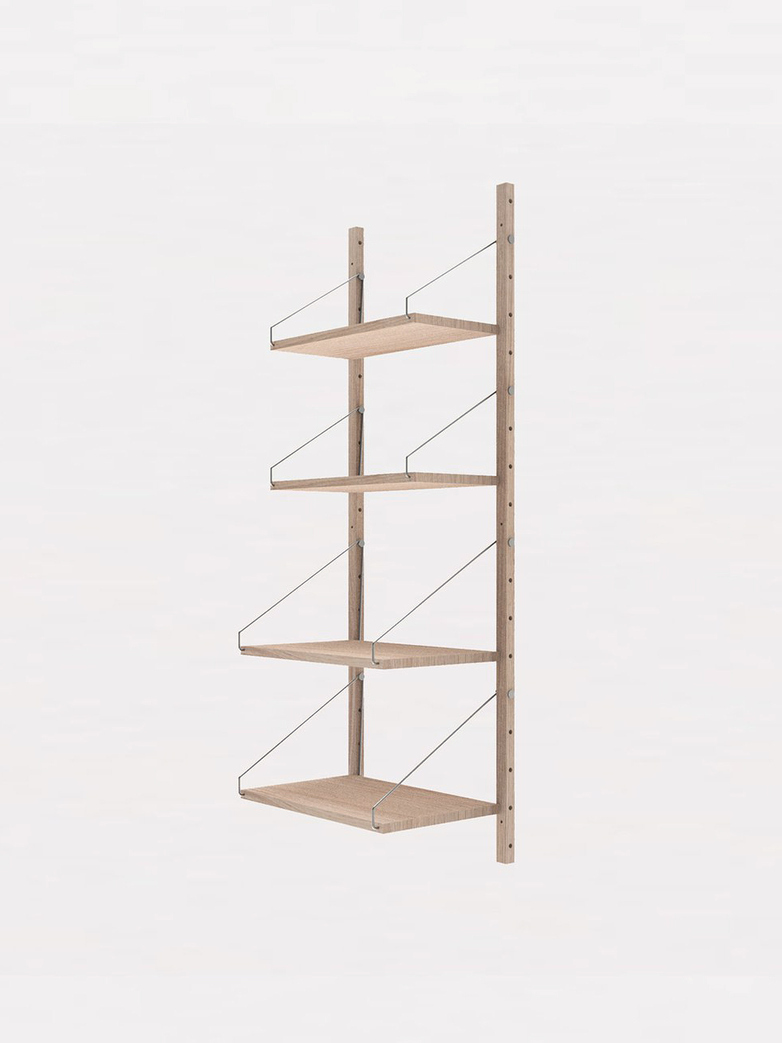 Shelf Library H185 Single Section - White