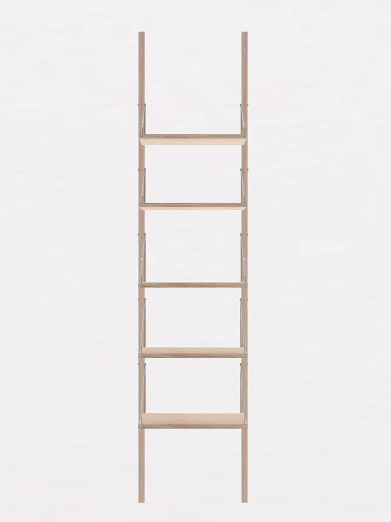 Shelf Library H185 W40 Section – White