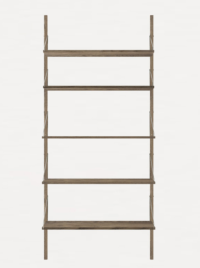Shelf Library H185 Single Section – Dark