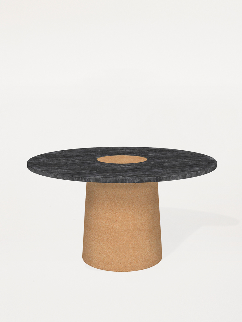 Sintra Dining Table - Black Marble