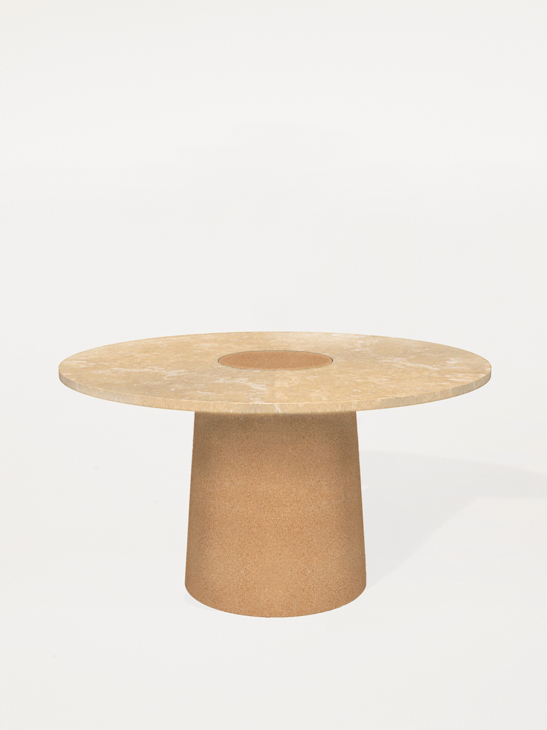 Sintra Dining Table - Yellow Limestone