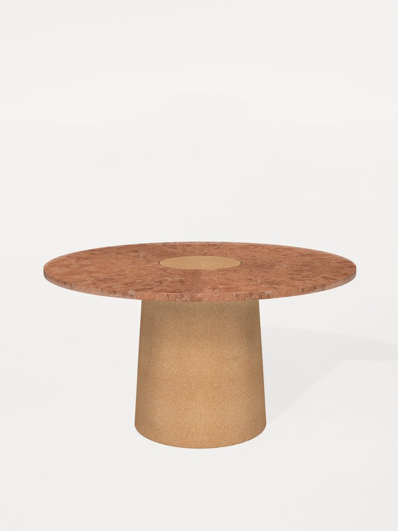 Sintra Dining Table - Red Limestone