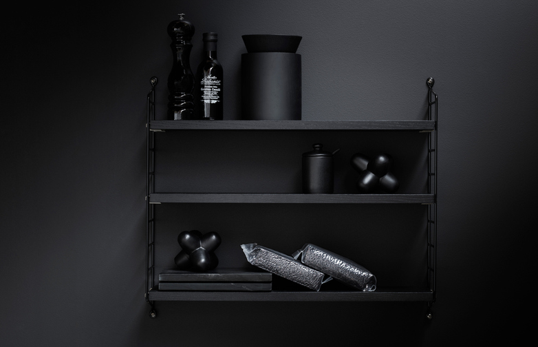 String Pocket – Black Stained Ash / Black