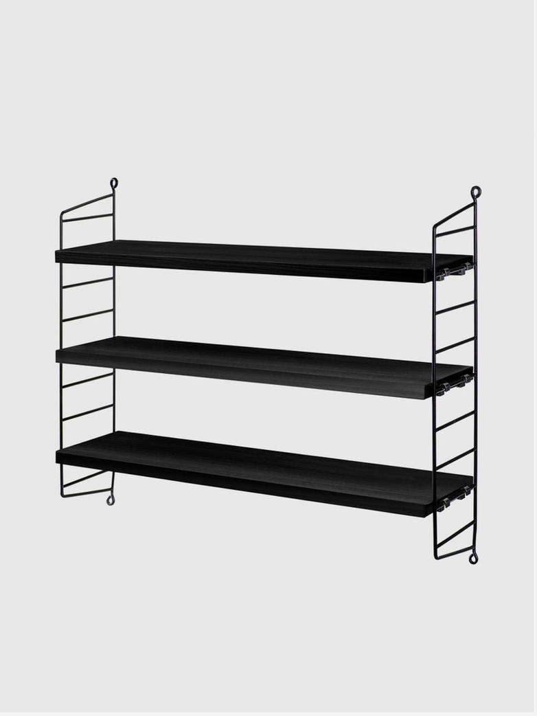 String Pocket – Black Stained Ash / Black