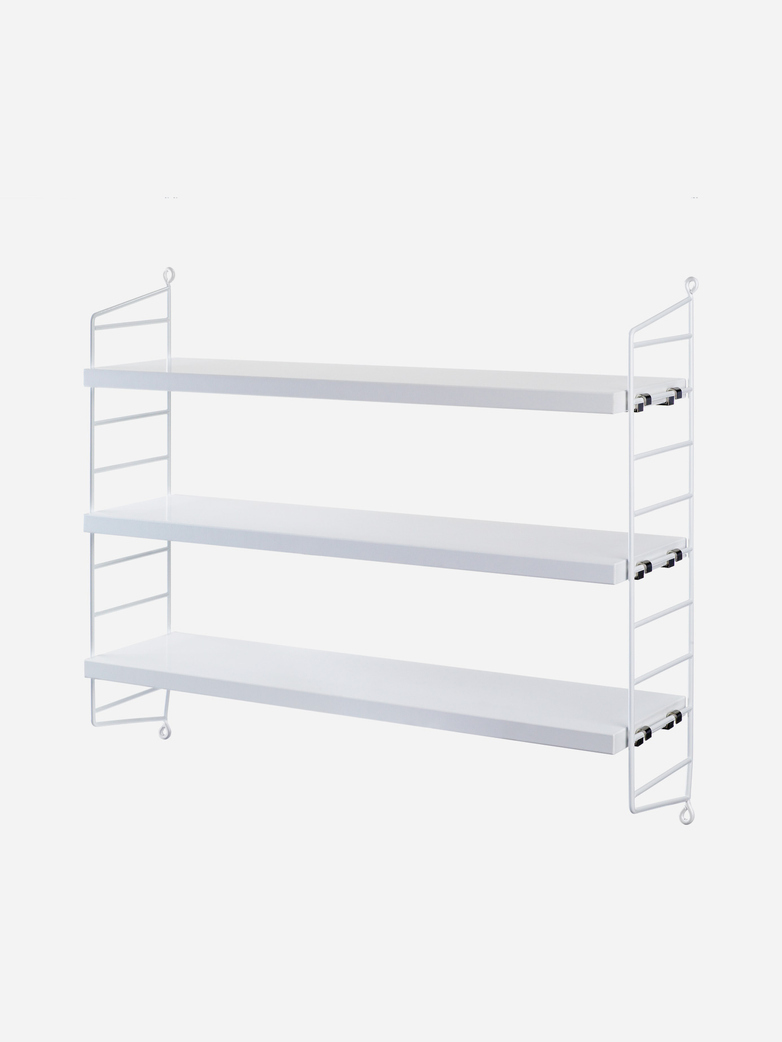 String Pocket – White / White