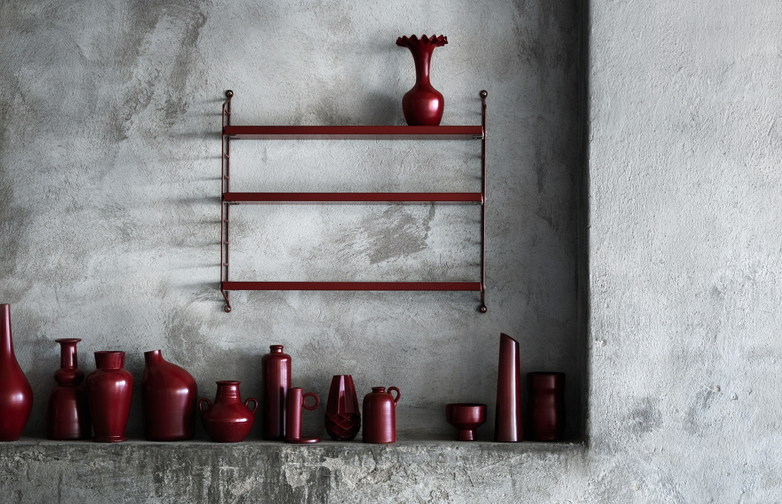 String Pocket – Burgundy / Burgundy