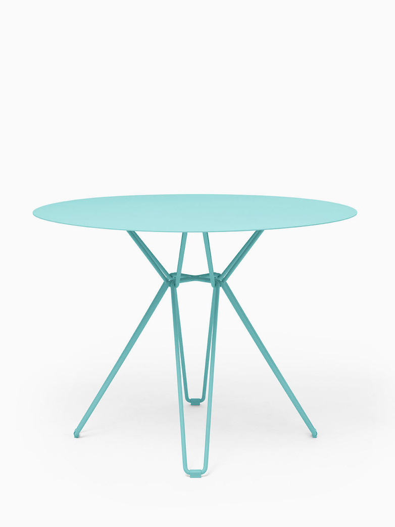 Tio Dining Table – Pastel Turquoise – Ø100