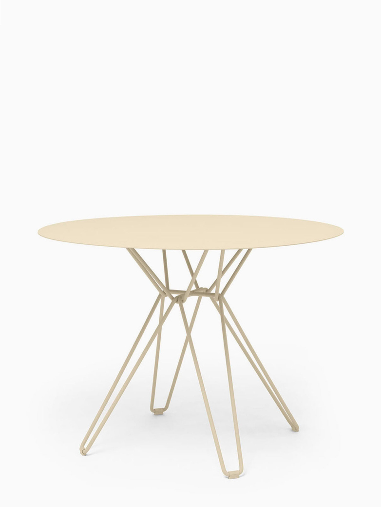 Tio Dining Table – Ivory – Ø100