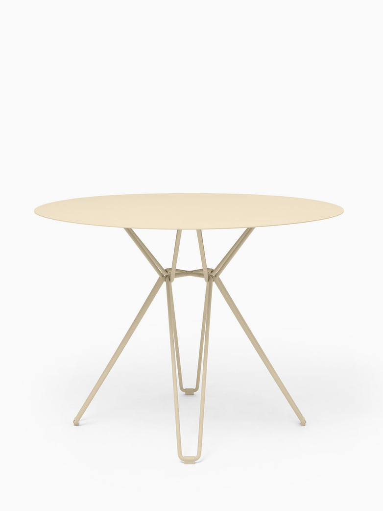 Tio Dining Table – Ivory – Ø100