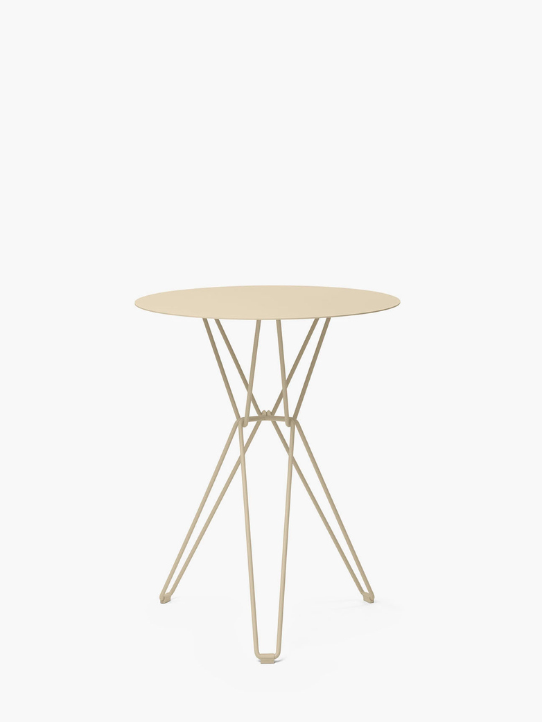 Tio Bar Table – Ivory – Ø60
