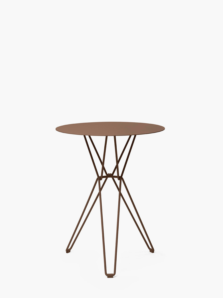 Tio Bar Table – Pale Brown – Ø60