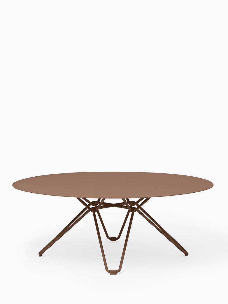 Tio Coffee Table – Pale Brown – Ø100