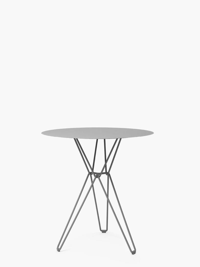Tio Bar Table – Stone Grey – Ø75