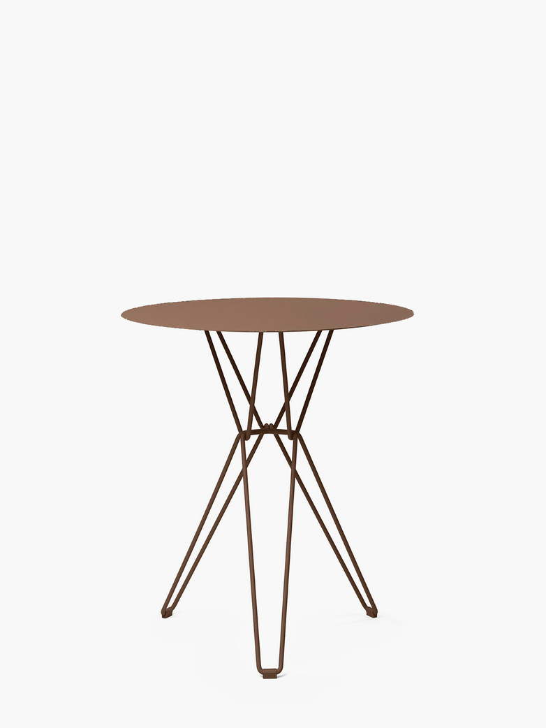 Tio Bar Table – Pale Brown – Ø75