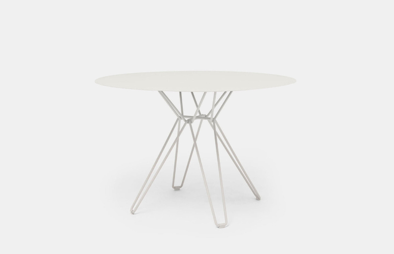 Tio Dining Table – White – Ø126