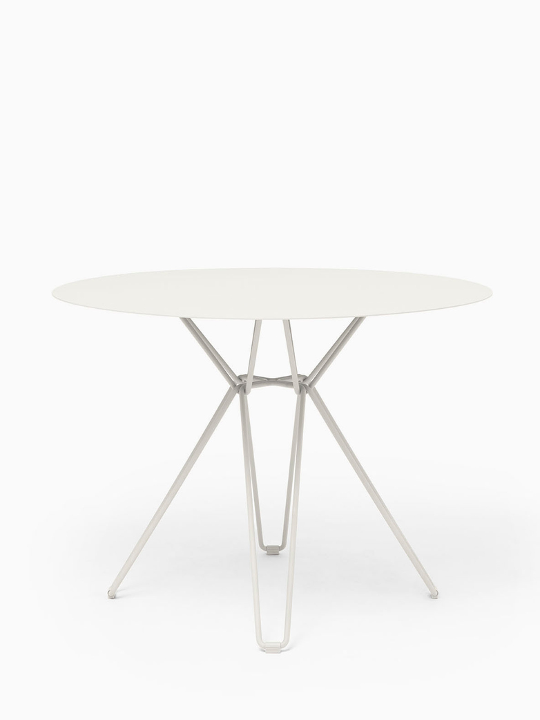 Tio Dining Table – White – Ø126