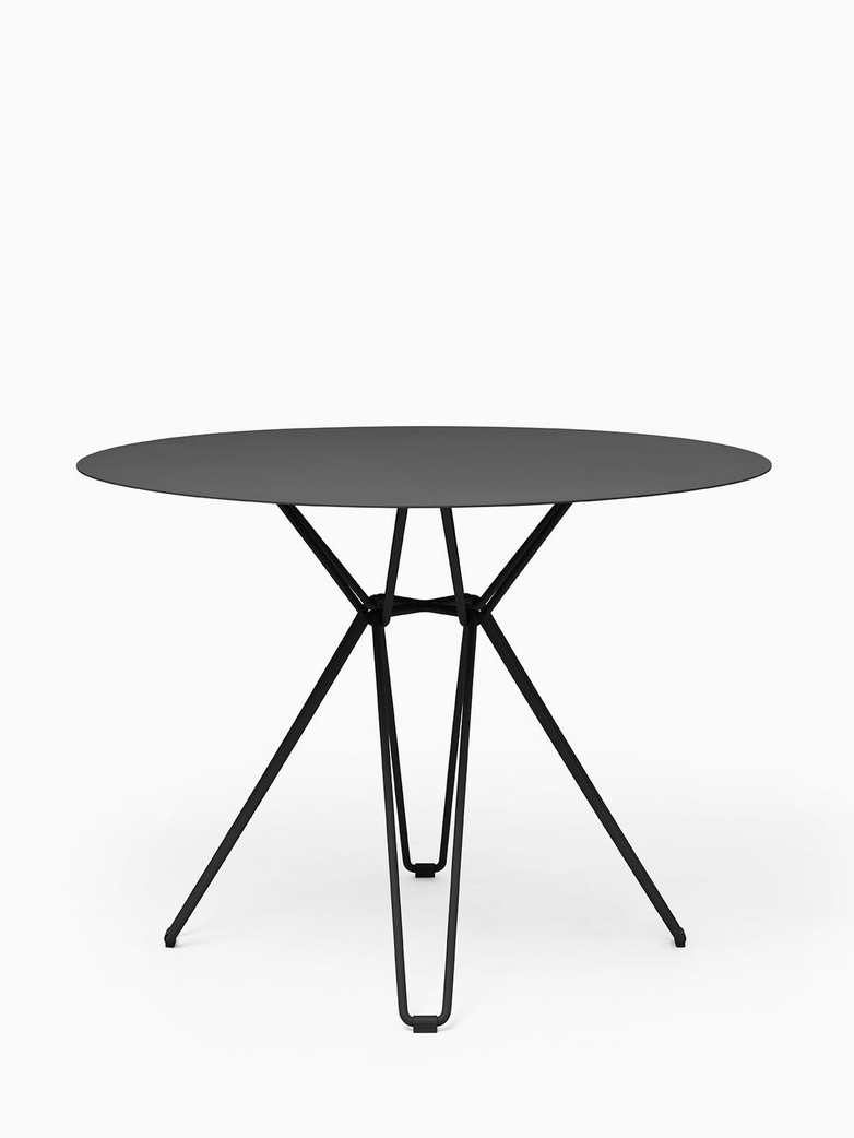Tio Dining Table – Black – Ø126