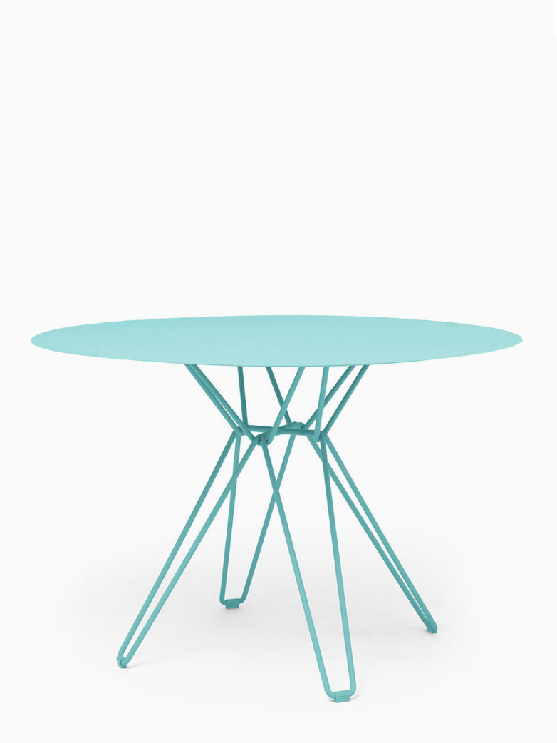 Tio Dining Table – Pastel Turquoise – Ø126