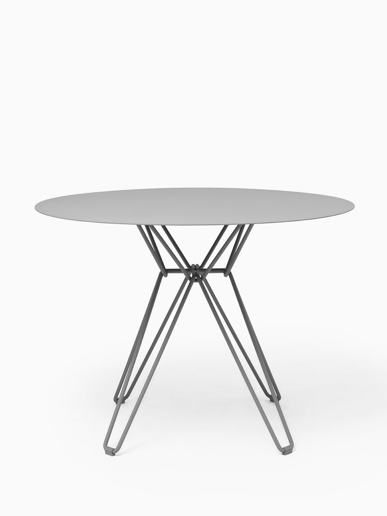 Tio Dining Table – Stone Grey – Ø126
