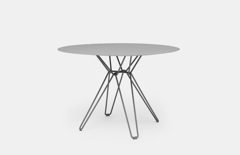 Tio Dining Table – Stone Grey – Ø126