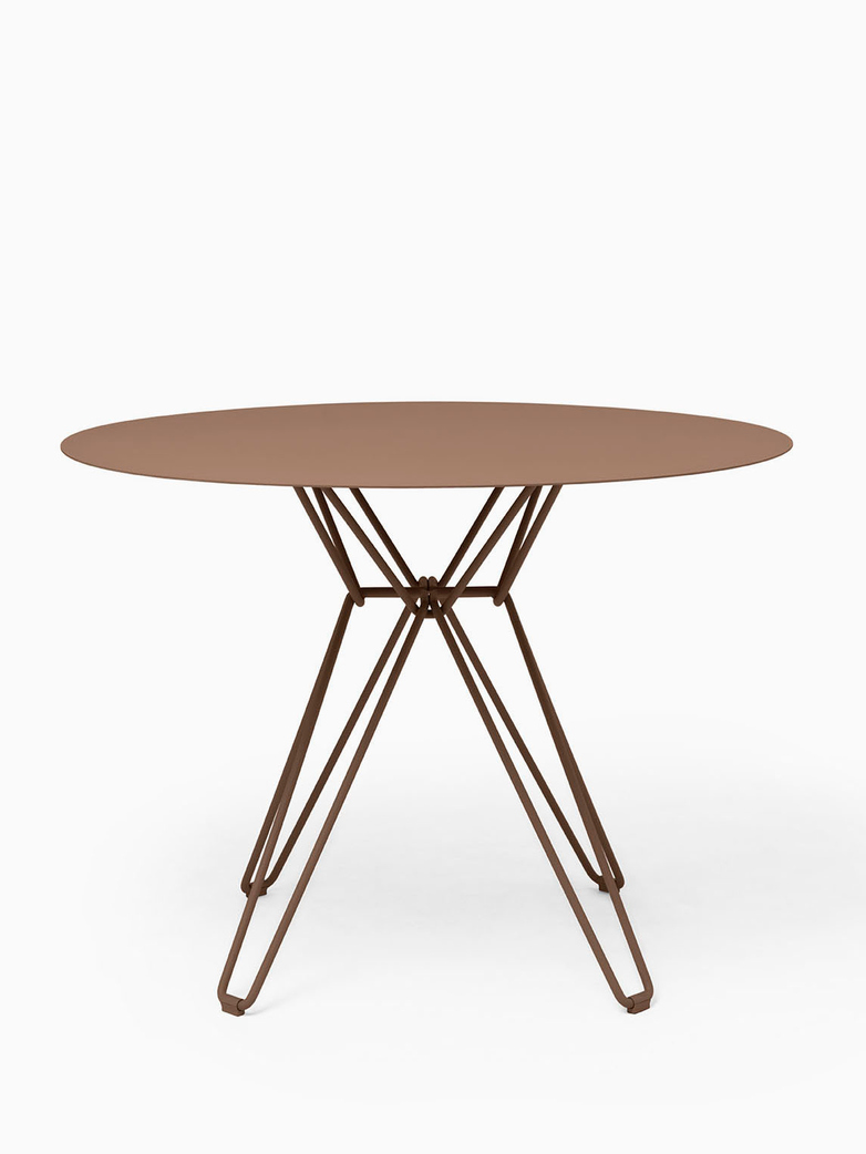 Tio Dining Table – Pale Brown – Ø126