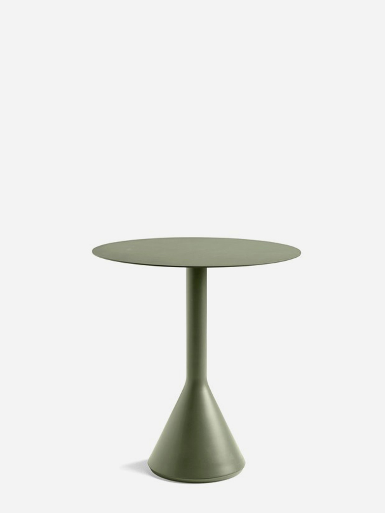 Palissade Cone Table – Olive Green – Ø70