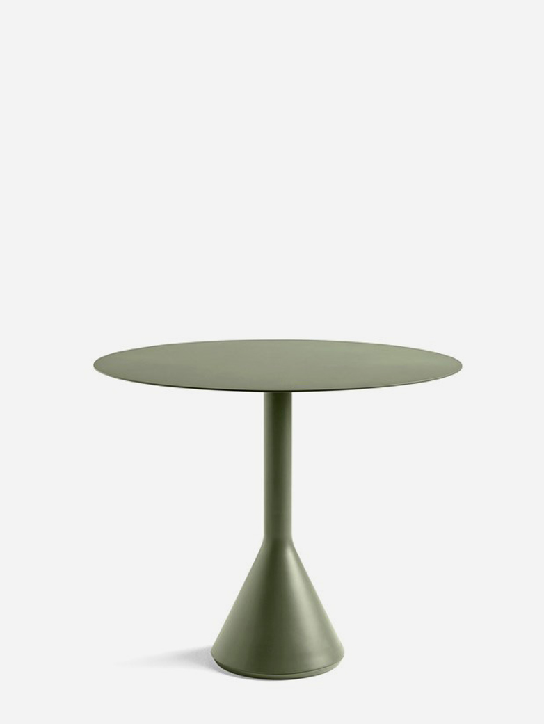 Palissade Cone Table – Olive Green – Ø90