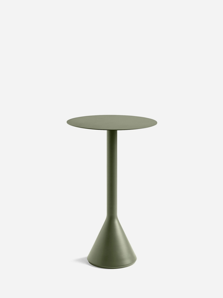 Palissade Cone Table – Olive Green – Ø60