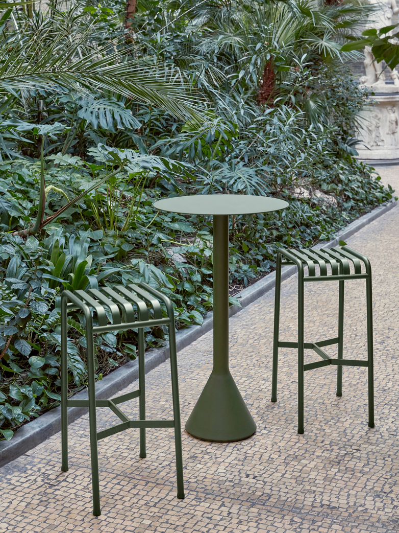 Palissade Cone Table – Olive Green – Ø60